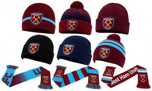 West ham knitted gloves - west,