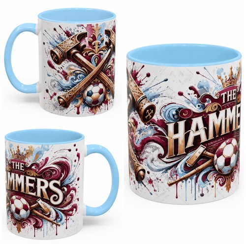West ham away colours - ham, mug