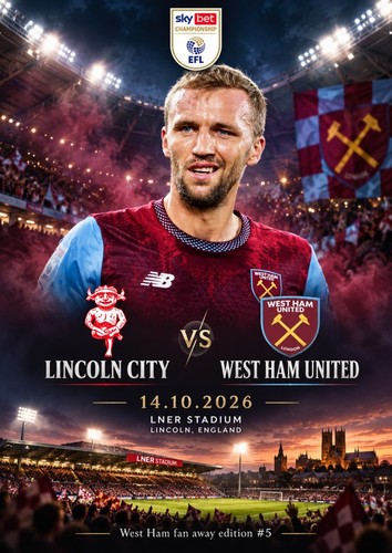 Lincoln city west ham united - city, v