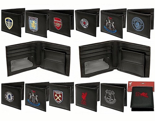 Mens embroidered crest leather - mens,