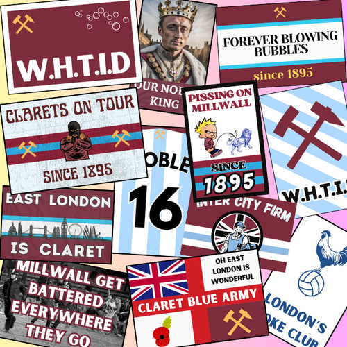 50x west ham - 50x, stickers