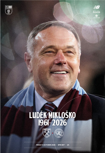 Programme west ham united - united, v