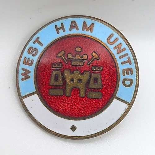 West ham united - round, enamel