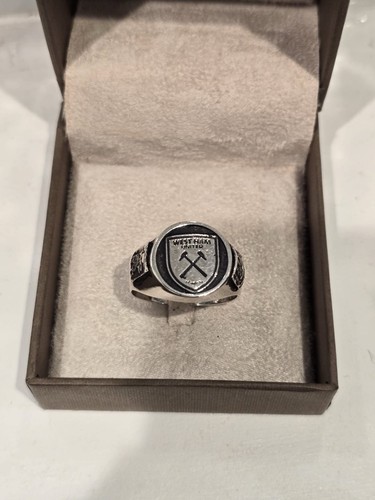 West ham silver ring 925 - west,