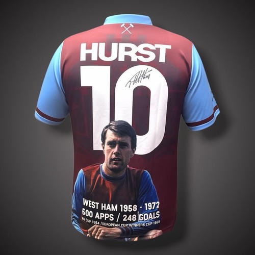 Sir geoff hurst hand signed - hurst,