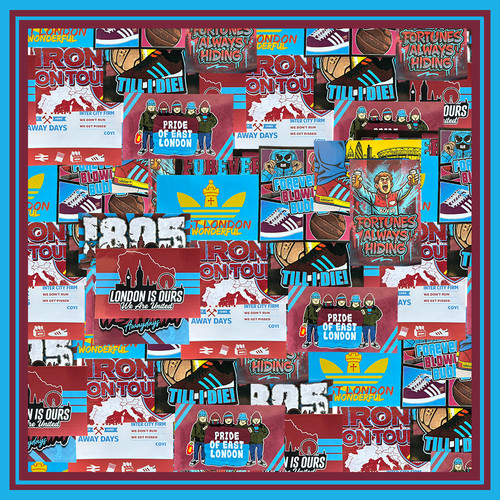 Irons stickers mixed designs - mixed,