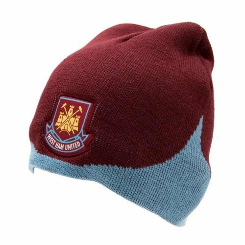 West ham united knitted hat - knitted,