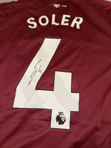 West ham soler signed shirt - soler,