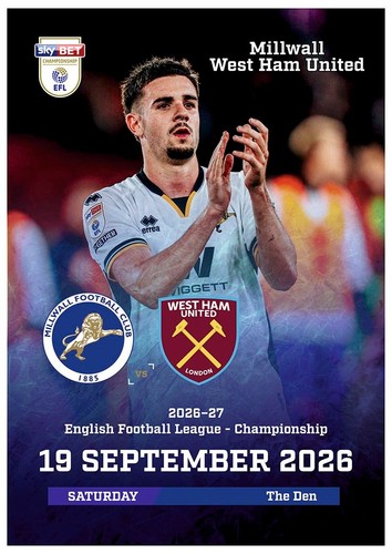 Millwall west ham - united, 19